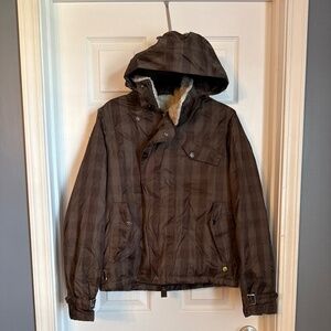 Brown Burton Snowboarding Jacket